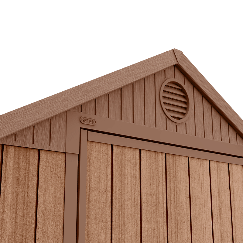 Keter - Abri Jardin Résine "darwin 46" - 2.2 M² - 125.8 X 184.5 X 205 Cm - Marron -keter - Imagen 4