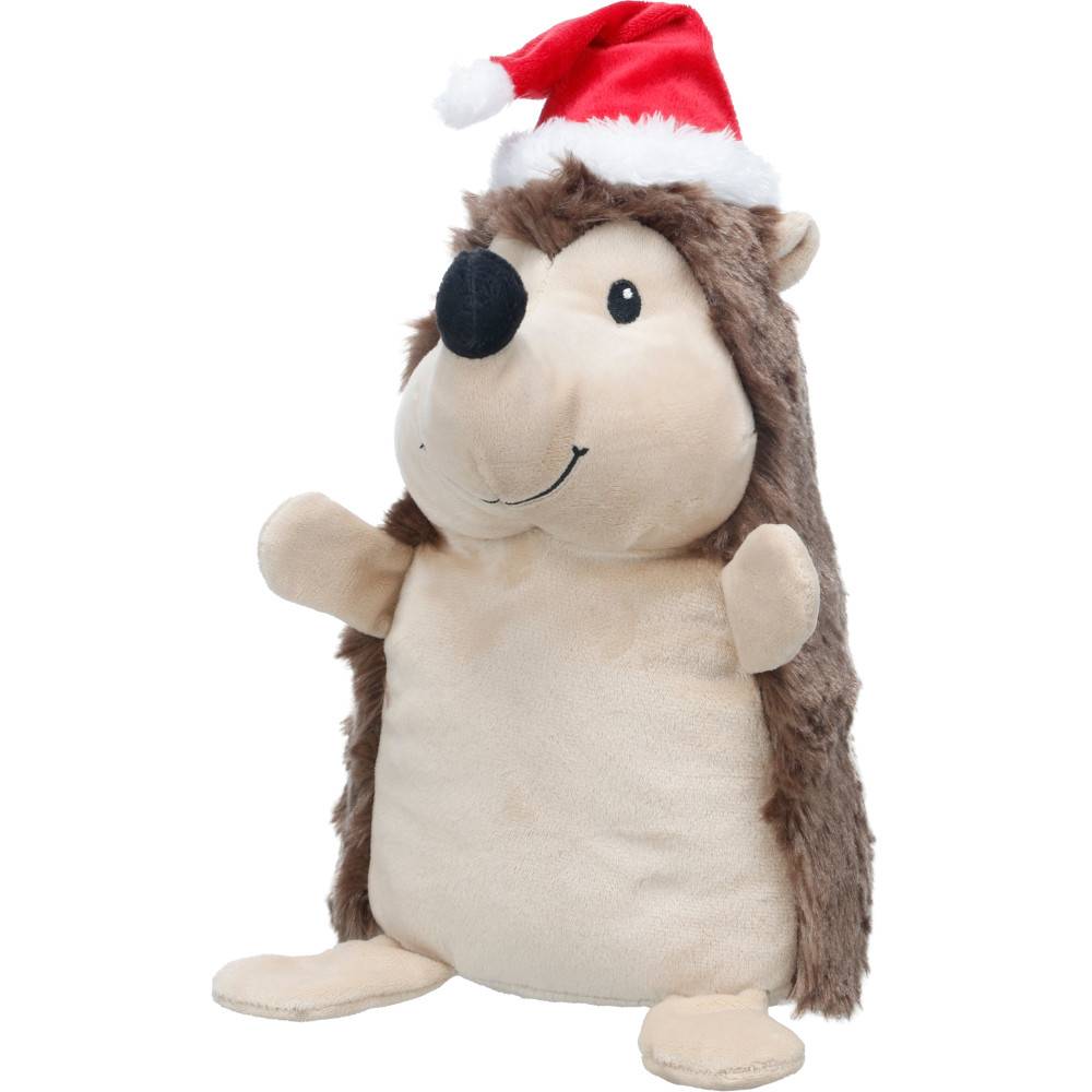 Flamingo - Jouet peluche hérisson brun Siegy Noël pour chien sonore 46 cm