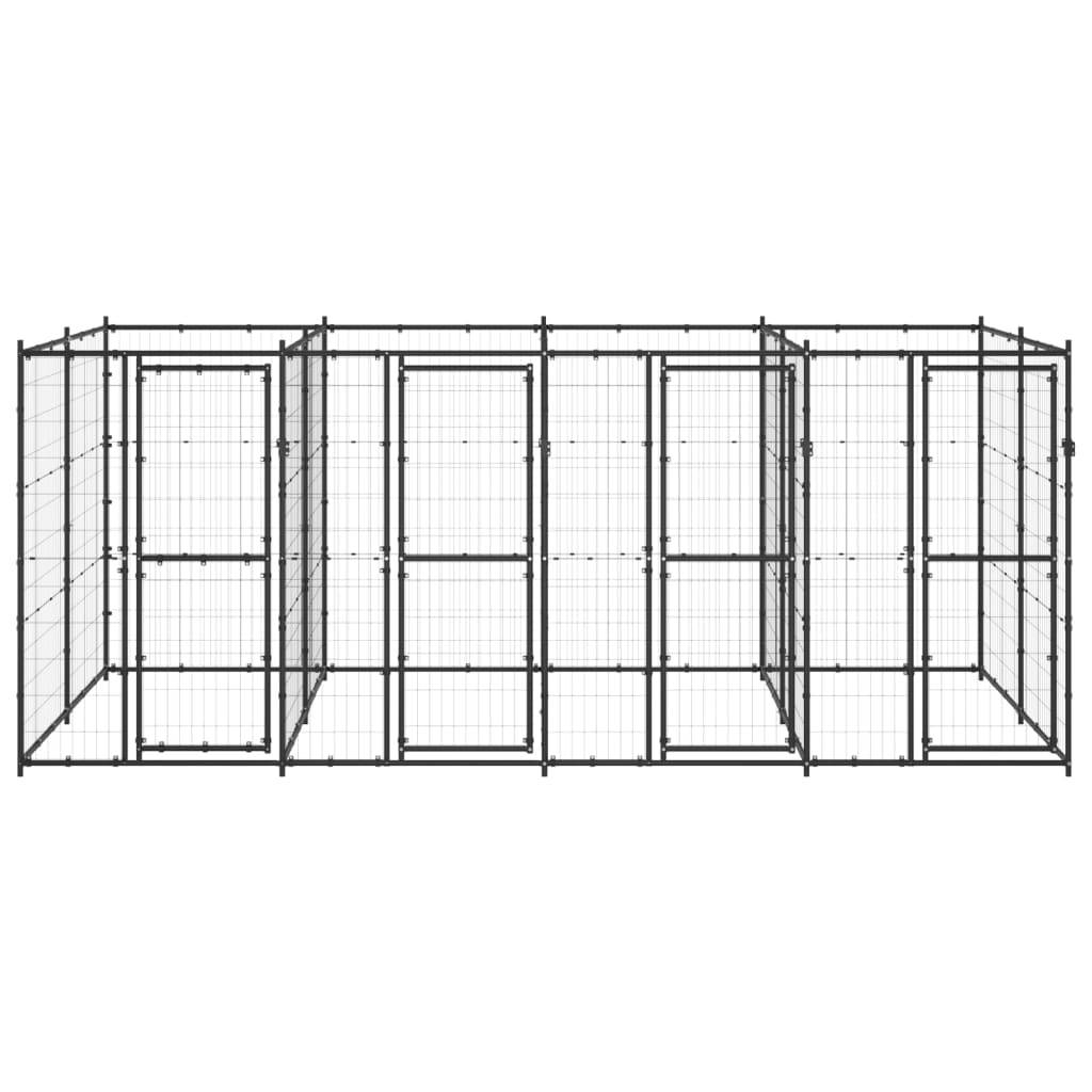Vidaxl - Chenil extérieur Acier 9,68 m² vidaXL 3082262 - Imagen 2