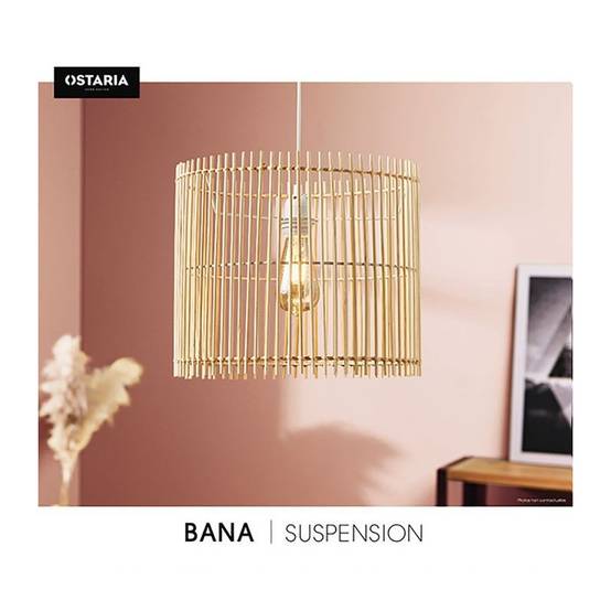Ostaria - Suspension en bambou naturel Bana Ostaria - Image 2