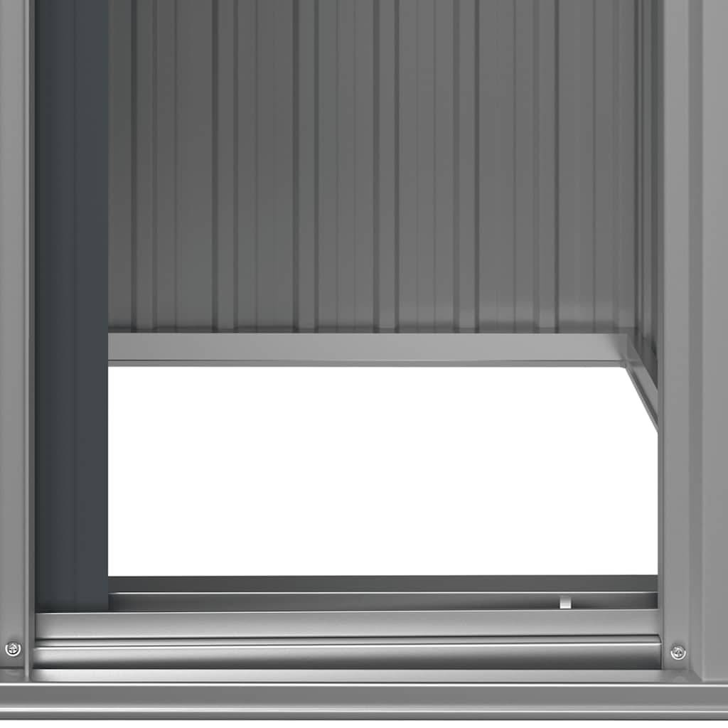 Vidaxl - Abri de jardin Anthracite 126x97,5x177 cm Acier galvanisé vidaXL 316235 - Image 4