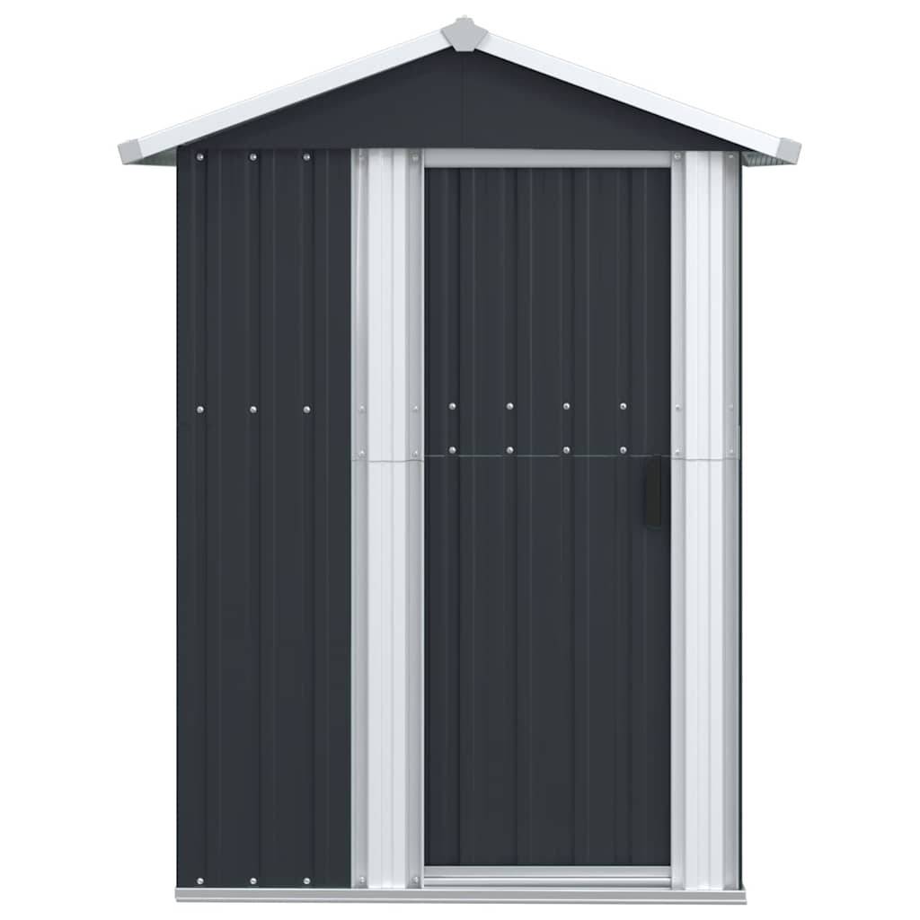 Vidaxl - Abri de jardin Anthracite 126x97,5x177 cm Acier galvanisé vidaXL 316235 - Image 8