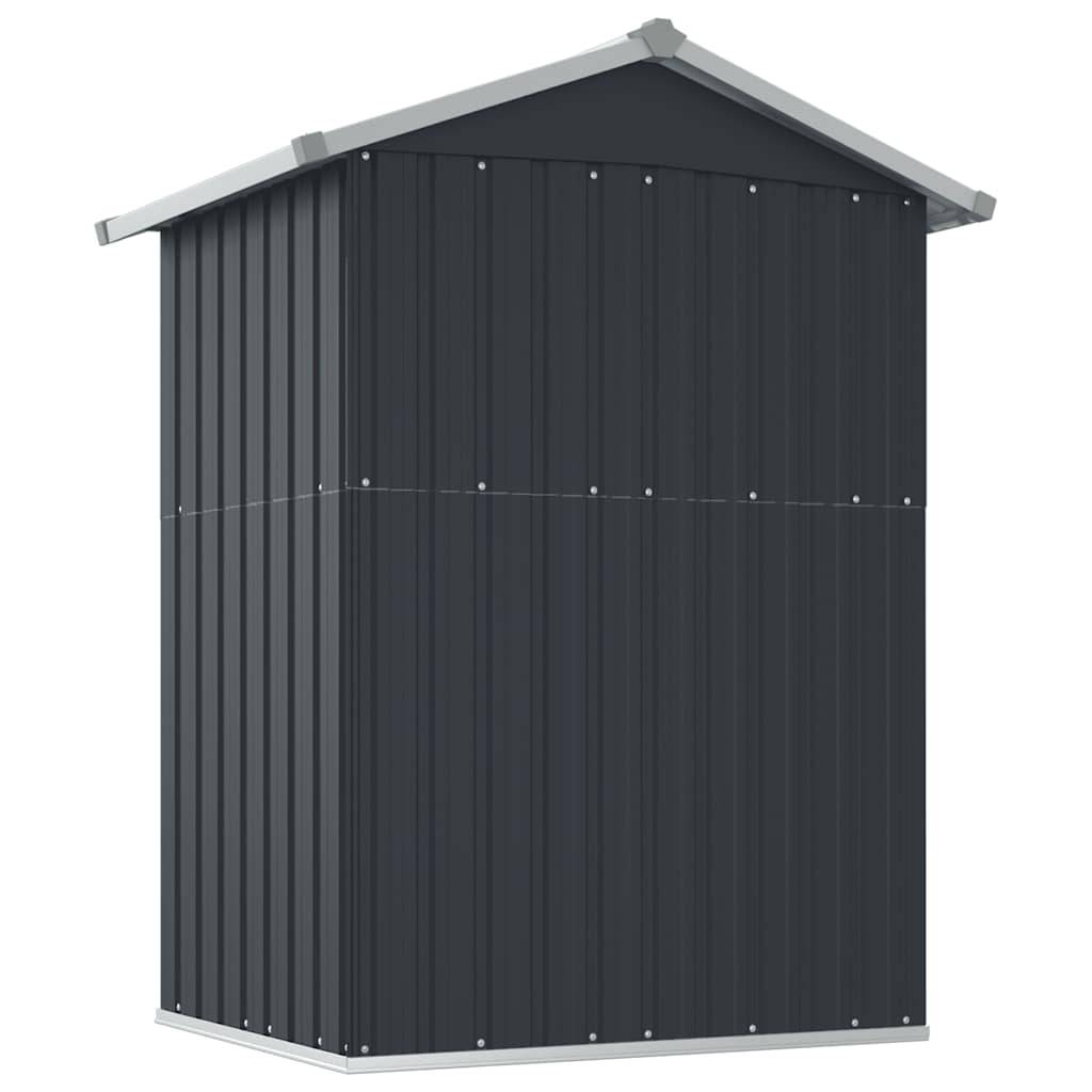 Vidaxl - Abri de jardin Anthracite 126x97,5x177 cm Acier galvanisé vidaXL 316235 - Image 7