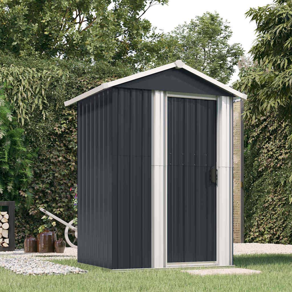 Vidaxl - Abri de jardin Anthracite 126x97,5x177 cm Acier galvanisé vidaXL 316235 - Image 1
