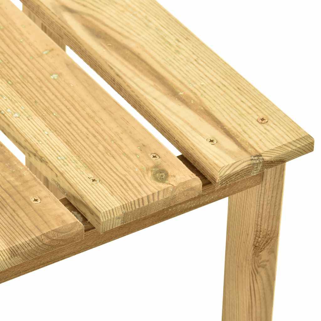 Vidaxl - Chaise longue de jardin avec table Bois de pin imprégné vidaXL 315397 - Imagen 4