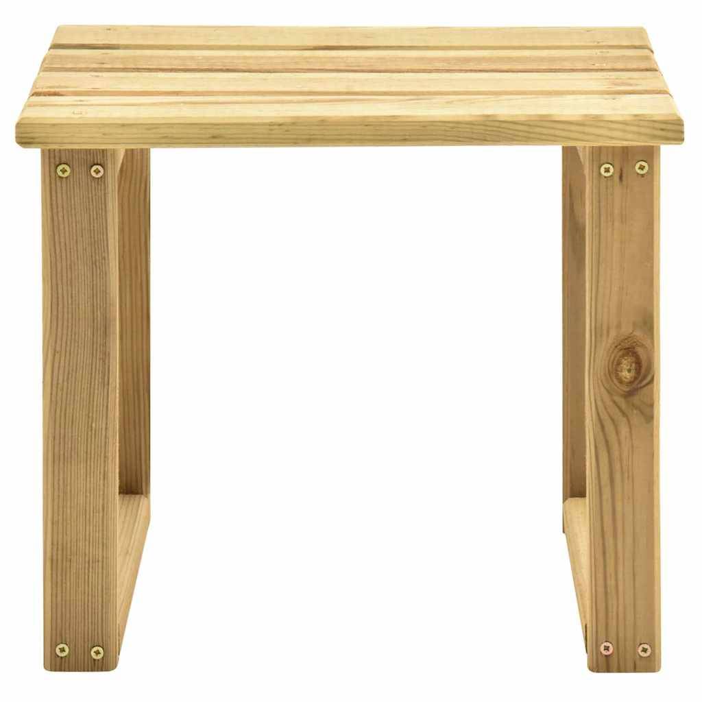 Vidaxl - Chaise longue de jardin avec table Bois de pin imprégné vidaXL 315397 - Imagen 8