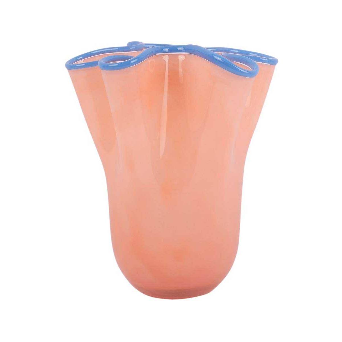 Pt Living - Vase en verre Ruffles Medium Orange - Imagen 1