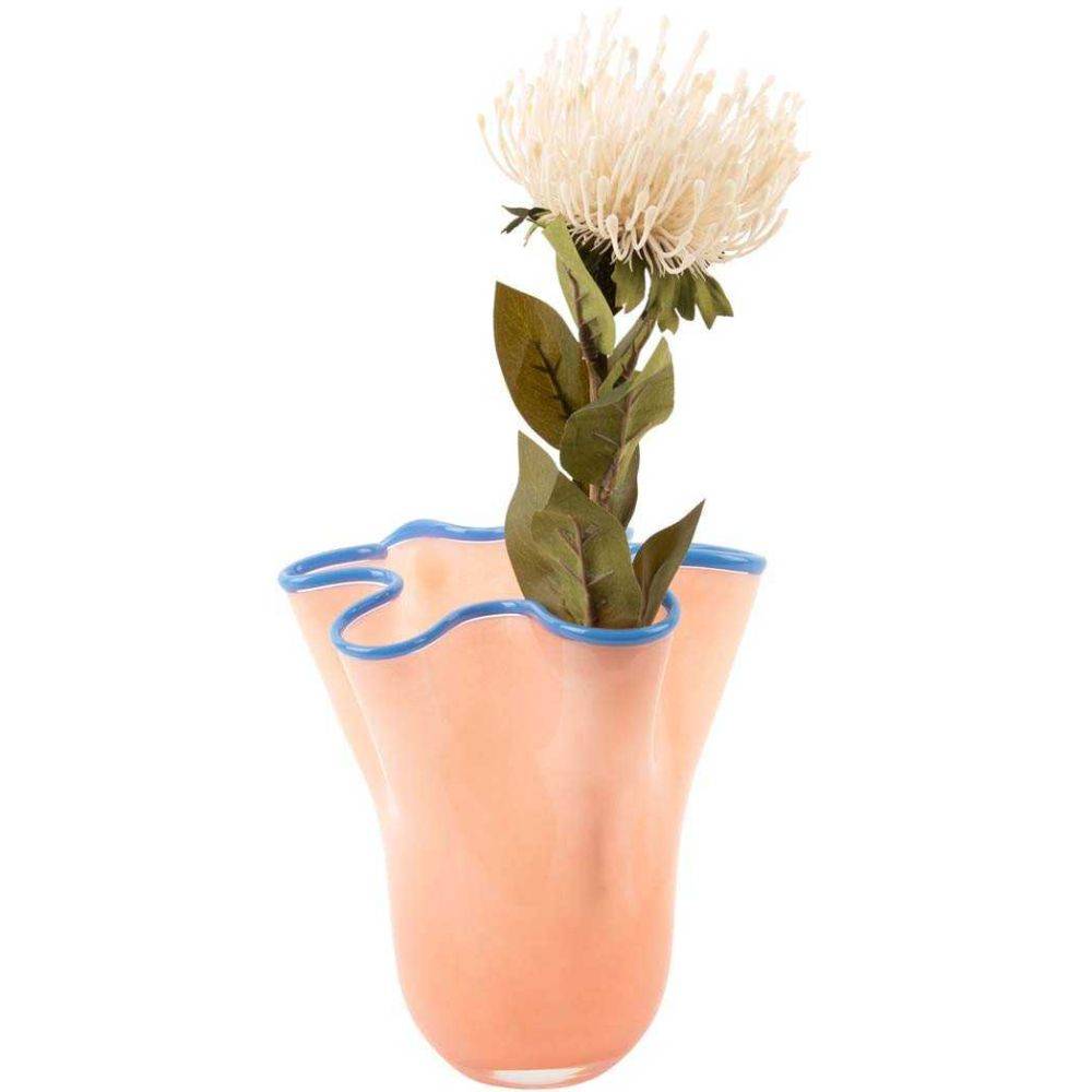 Pt Living - Vase en verre Ruffles Medium Orange - Imagen 4