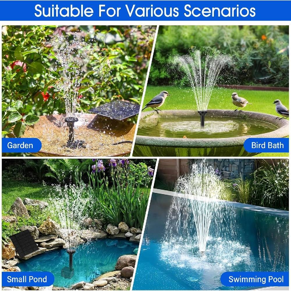 Fontaine Solaire Extérieur Flottant -IntiMeg - Image 7