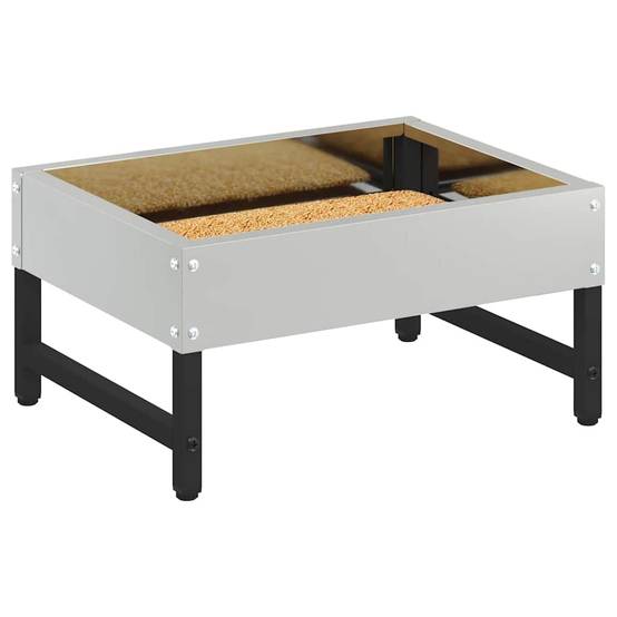 Mangeoire Oiseaux Galvanisée Robuste Anti-Rouille 3kg Argent - ComfortXL Outdoor Living - Image 3