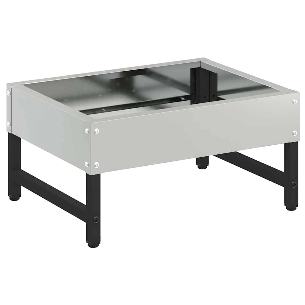 Mangeoire Oiseaux Galvanisée Robuste Anti-Rouille 3kg Argent - ComfortXL Outdoor Living - Image 2