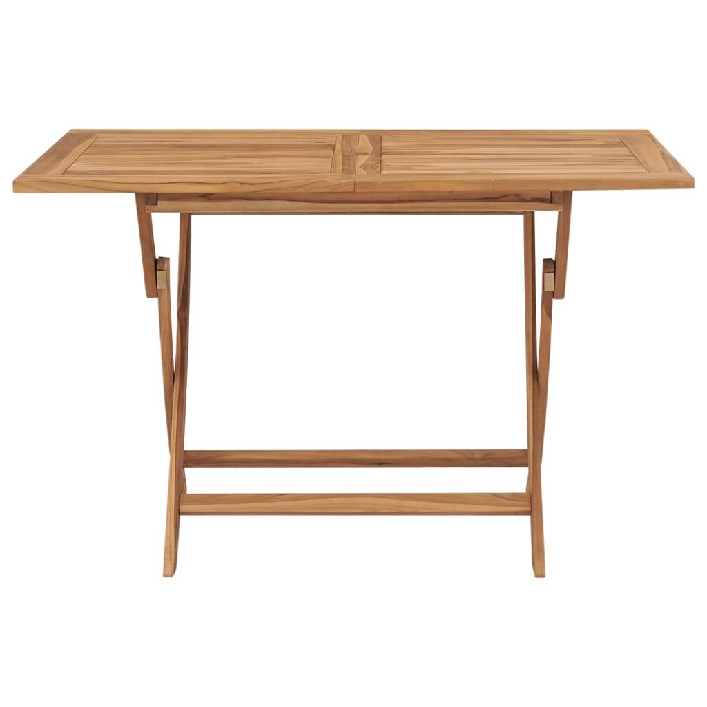 Vidaxl - Ensemble à manger de jardin 5 pcs Bois de teck massif vidaXL 3059601 - Imagen 9