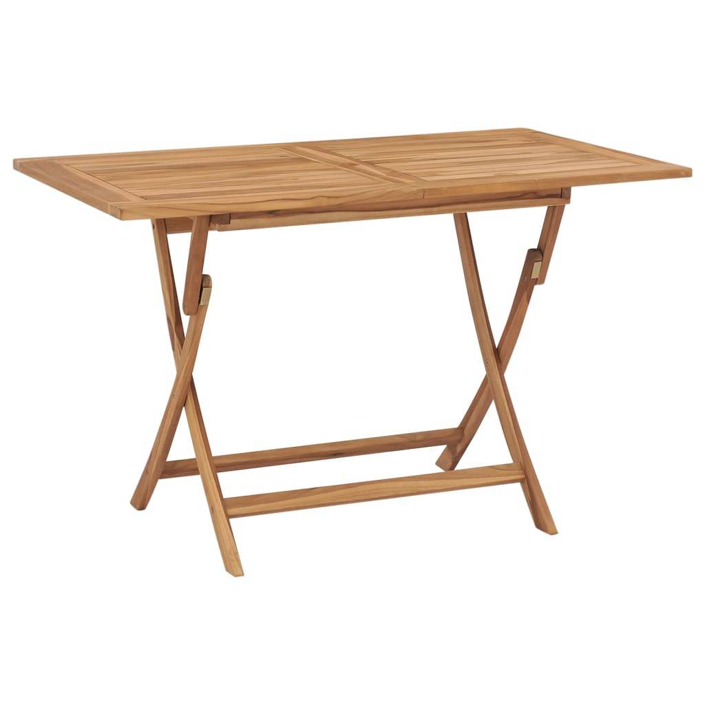 Vidaxl - Ensemble à manger de jardin 5 pcs Bois de teck massif vidaXL 3059601 - Imagen 8