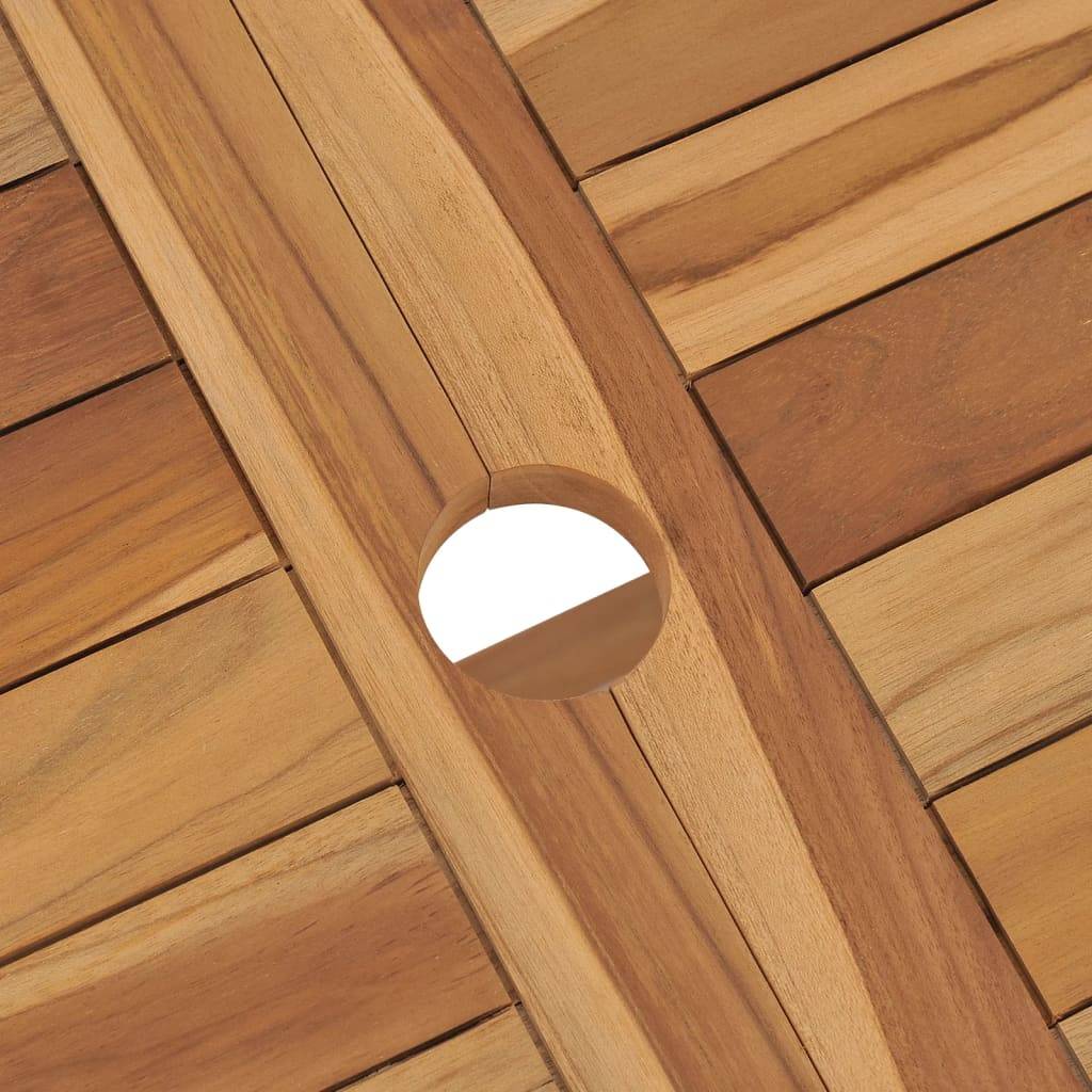 Vidaxl - Ensemble à manger de jardin 5 pcs Bois de teck massif vidaXL 3059601 - Imagen 4