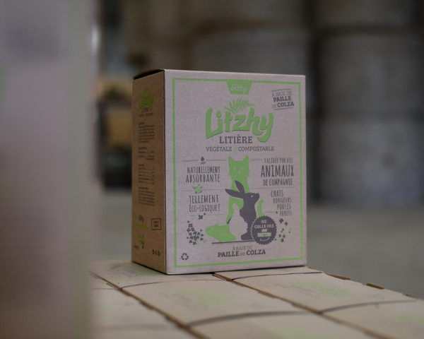 Eizhy - Litière Végétale et Compostable Litzhy à base de Paille de Colza - Imagen 4