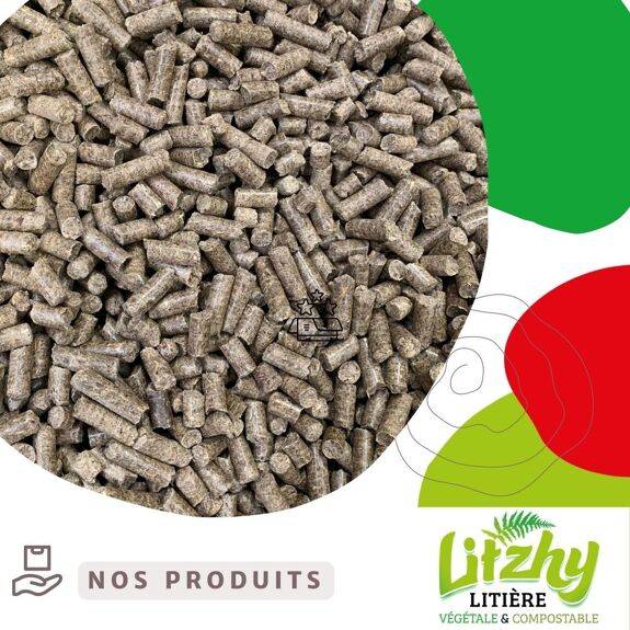 Eizhy - Litière Végétale et Compostable Litzhy à base de Paille de Colza - Imagen 2