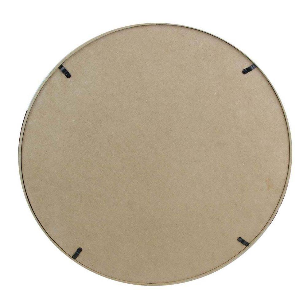 The Home Deco Factory - Miroir rond avec anse en PU Barber 40 cm - Imagen 4