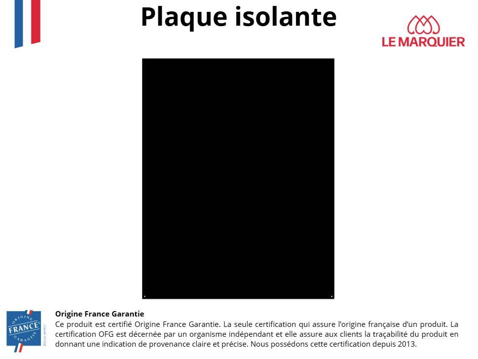 Le Marquier - Plaque de sol carrée Noire L75 H75 - Imagen 3