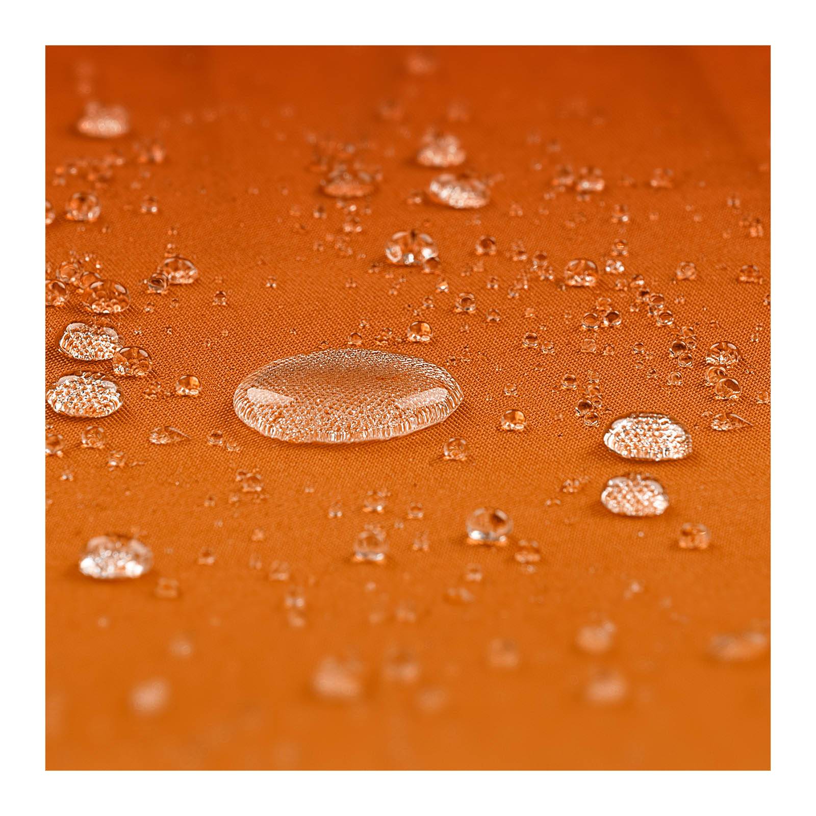 Parasol déporté rectangulaire 250 x 250 cm inclinable orange - Image 7