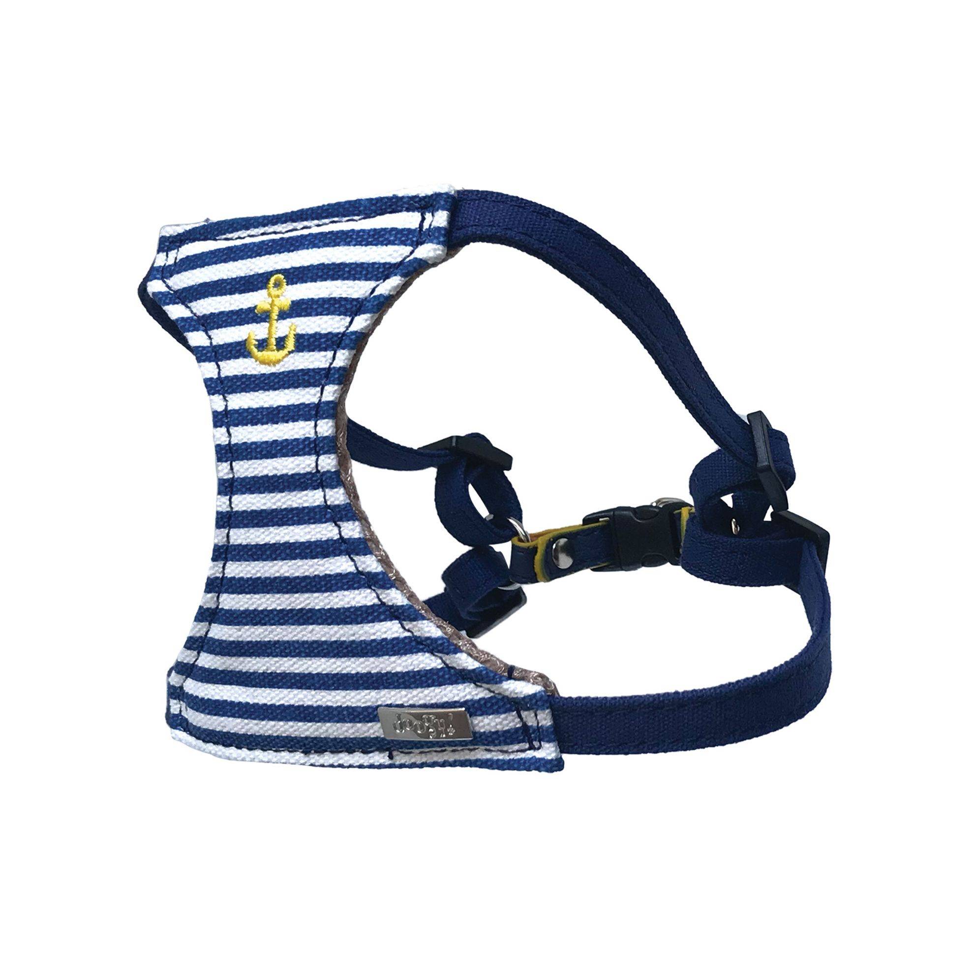 Harnais chien Doogy Matelot Bleu Taille : T2 DOOGY FASHION