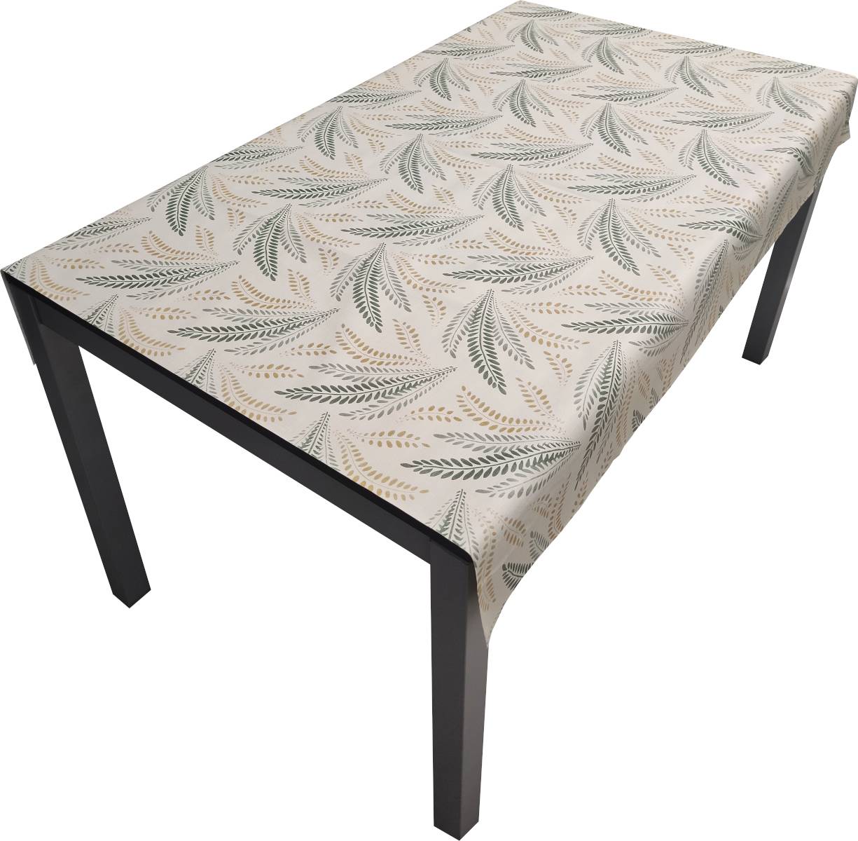 Nappe Composition PVC Base Polyester Anti-taches Pointes Taille 140X220 CM - Image 1