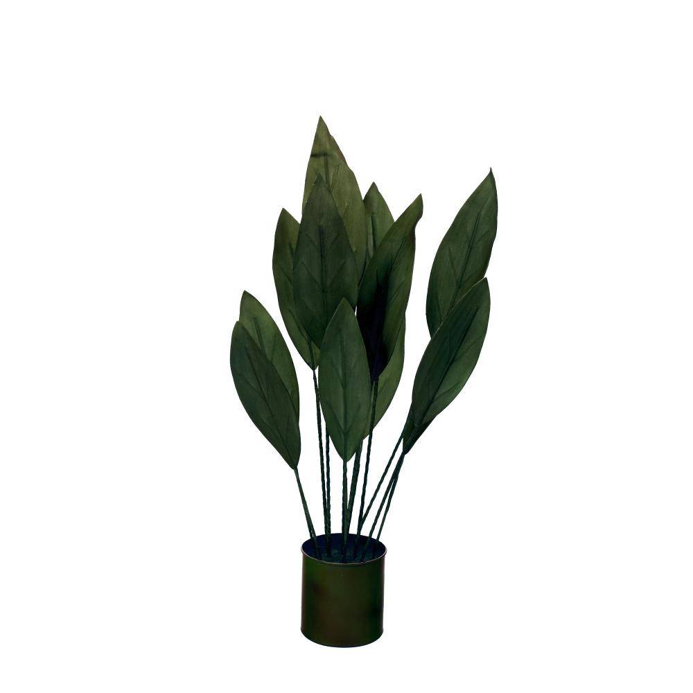 Amadeus - Plante artificielle Strelitzia verte 120 cm