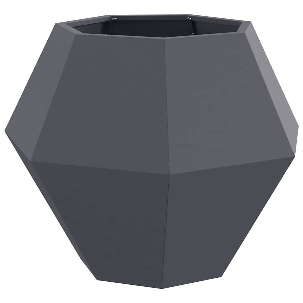 Vidaxl - Jardinière Anthracite 75 x 75 x 60 cm Acier vidaXL 884042 - Image 2
