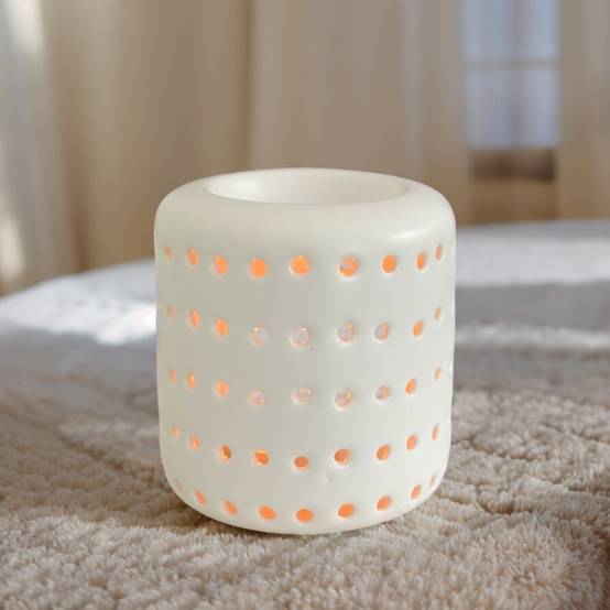 Brûleur Cire Parfumée Fondant Parfumé – Brûle Parfum et Diffuseur Huile Essentielle Aromathérapie – Céramique-Haut 9,5cm – Zen'Arôme - Image 6