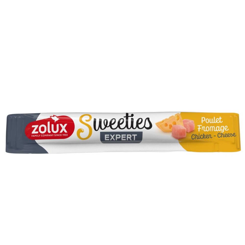 Zolux - un Stick crème poulet fromage SWEETIES 14 g pour chien - Image 1