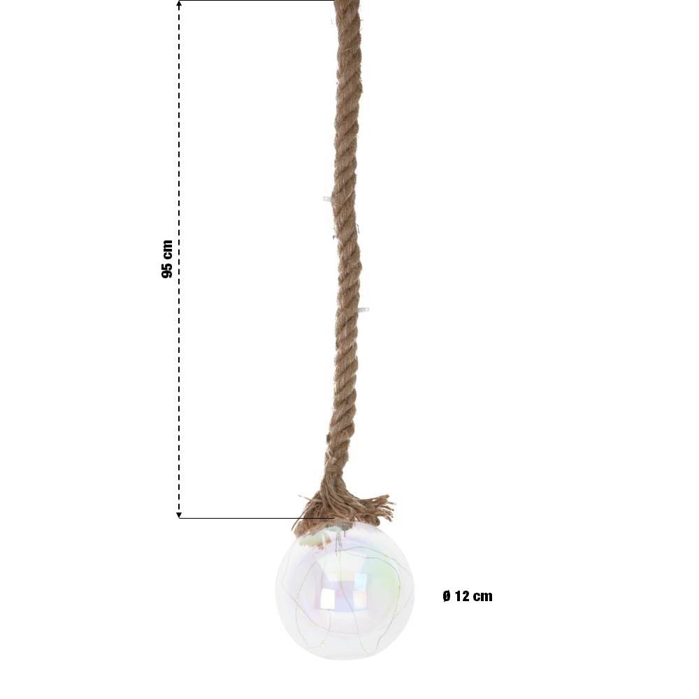 Sans Marque - Boule LED lumineuse suspension corde - Imagen 2
