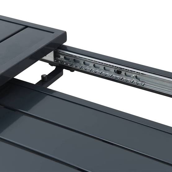 Table de Jardin Extensible 210 cm en Acier Anthracite, Design Moderne pour 10 Personnes – ComfortXL Outdoor Living - Image 8