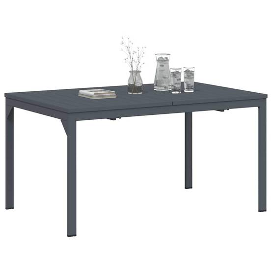 Table de Jardin Extensible 210 cm en Acier Anthracite, Design Moderne pour 10 Personnes – ComfortXL Outdoor Living - Image 3