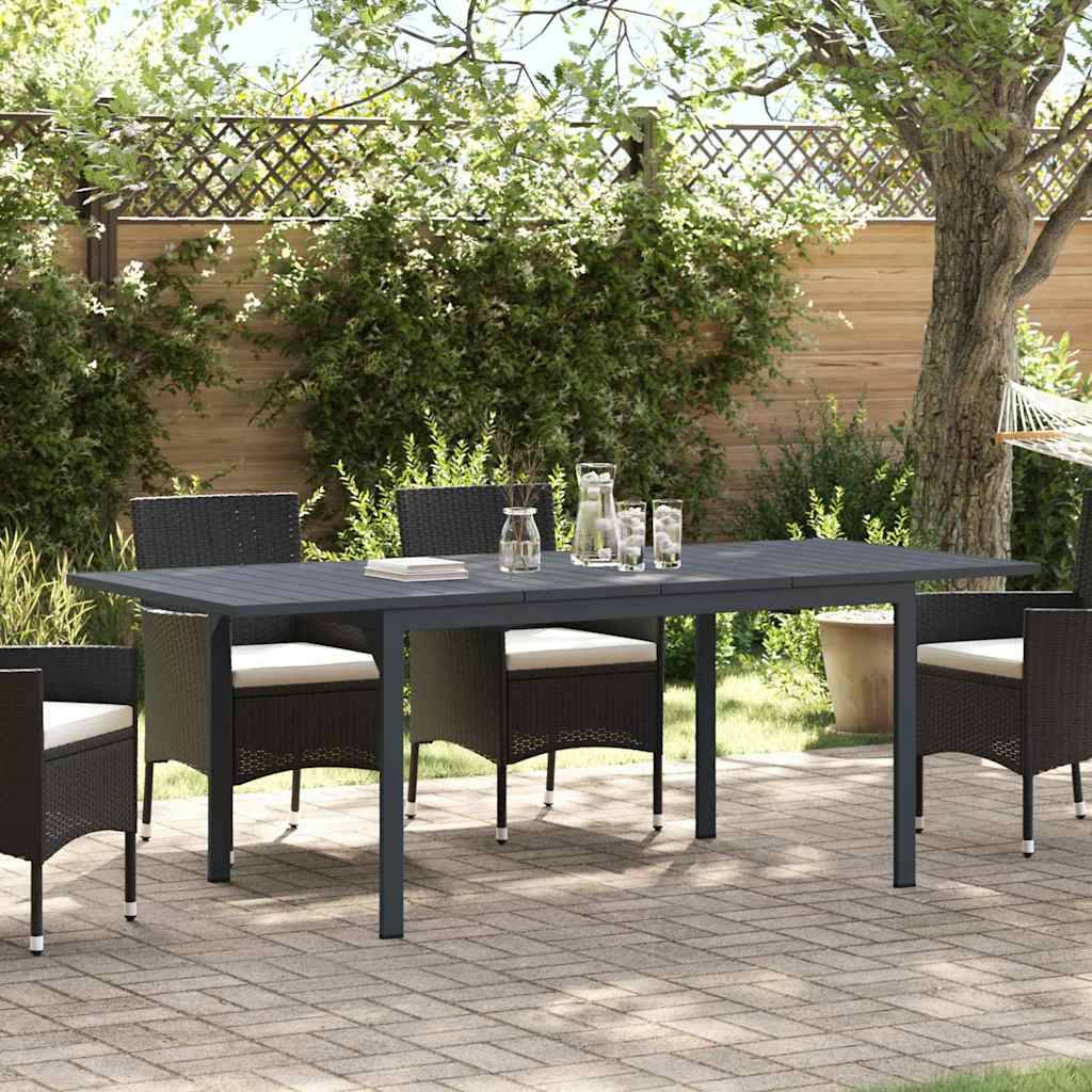 Table de Jardin Extensible 210 cm en Acier Anthracite, Design Moderne pour 10 Personnes – ComfortXL Outdoor Living - Image 1