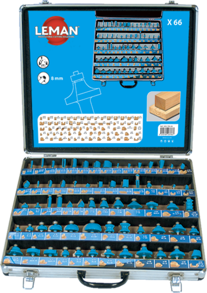 COFFRET 66 FRAISES DE DEFONCEUSE ASSORTIES Q8 HM - 428.700.66 - LEMAN - Image 1