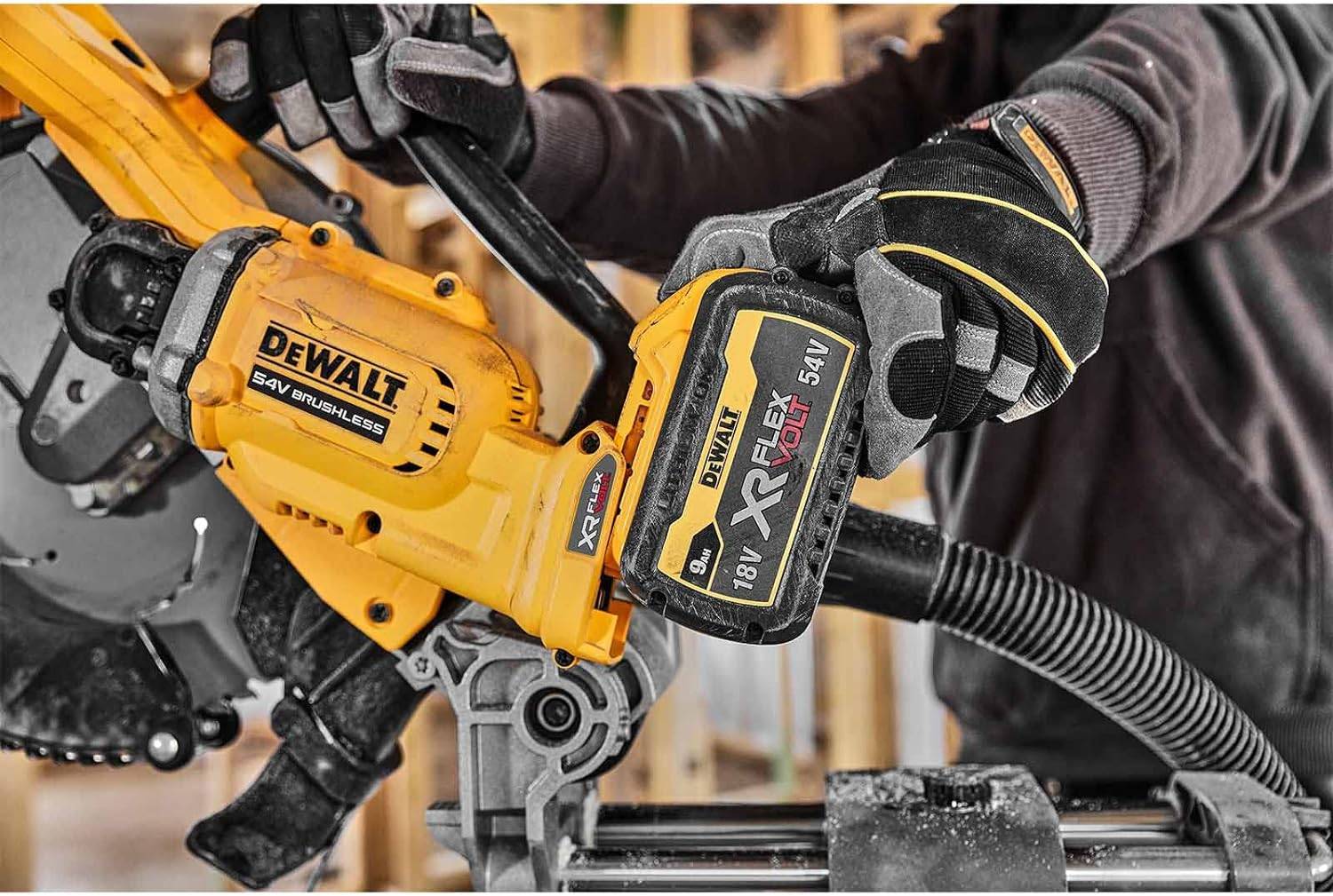 Scie à onglets 305 mm XR 54V Brushless - DEWALT - avec 2 batteries Flexvolt 54V 3.0Ah - chargeur - DCS781X2-QW - Imagen 8