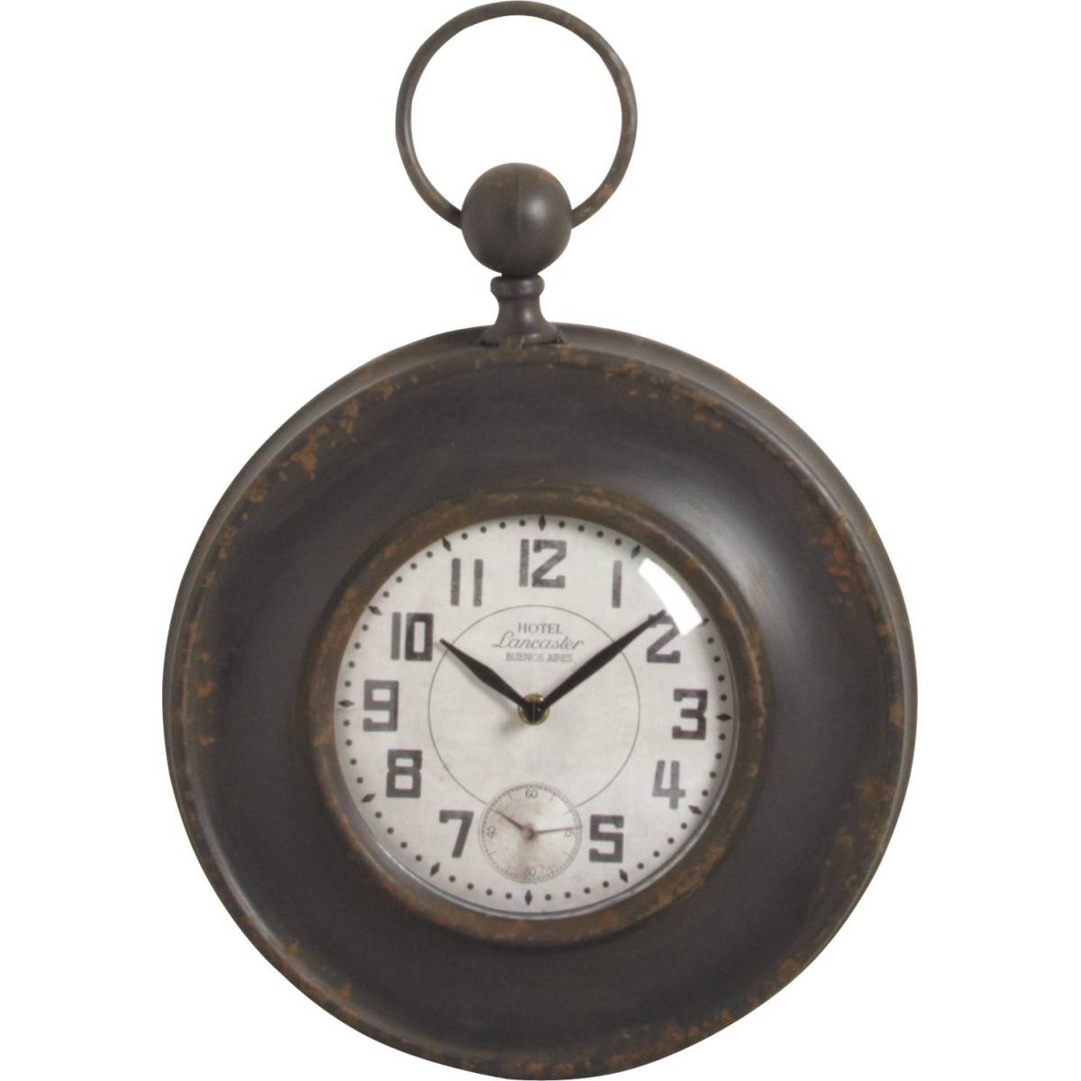 Aubry Gaspard - Horloge en métal et verre