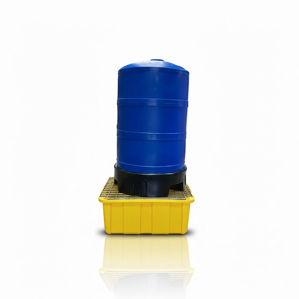 Bac de rétention pour bidons 85l avec caillebotis-plast'up rotomoulage - Image 2