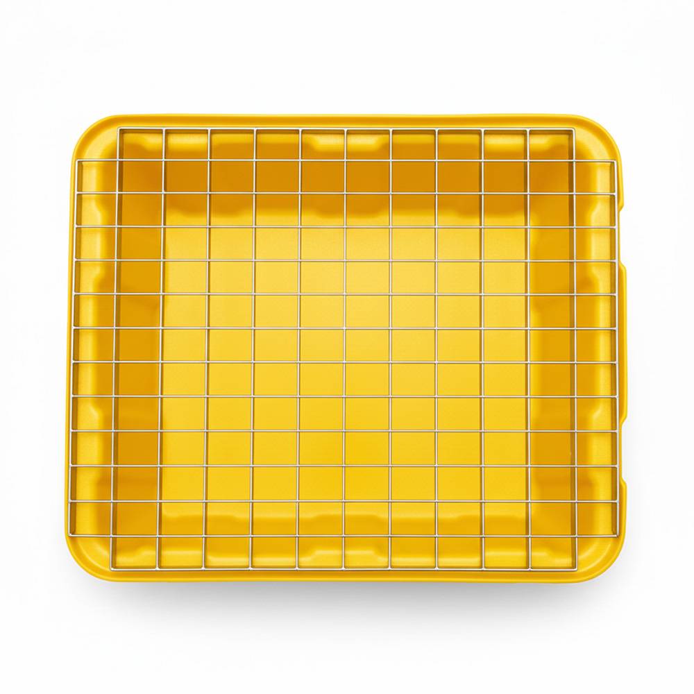 Bac de rétention pour bidons 85l avec caillebotis-plast'up rotomoulage - Image 3