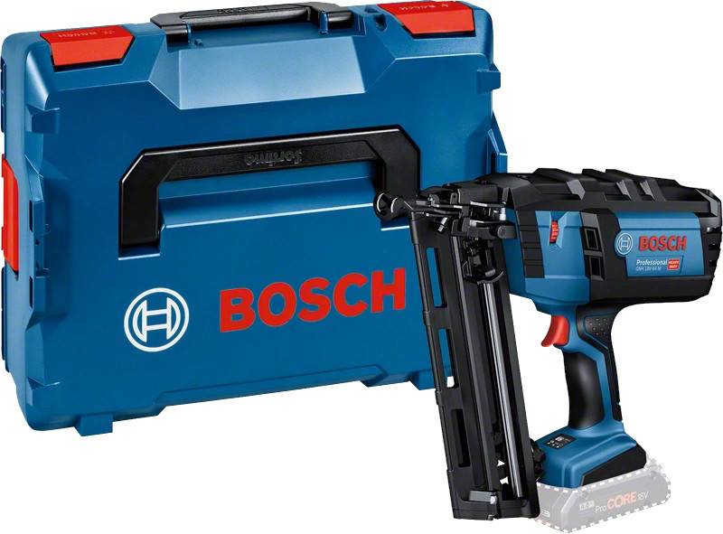 Bosch - Cloueur bois 18V GNH 18V-64 M Professional mode rafale (sans batterie ni chargeur) + coffret L-BOXX - BOSCH - 0601481001 - Imagen 1
