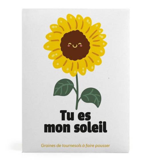 Radis et Capucine - Radis et Capucine - Sachet message - Tu es mon soleil (Tournesol) - Image 1