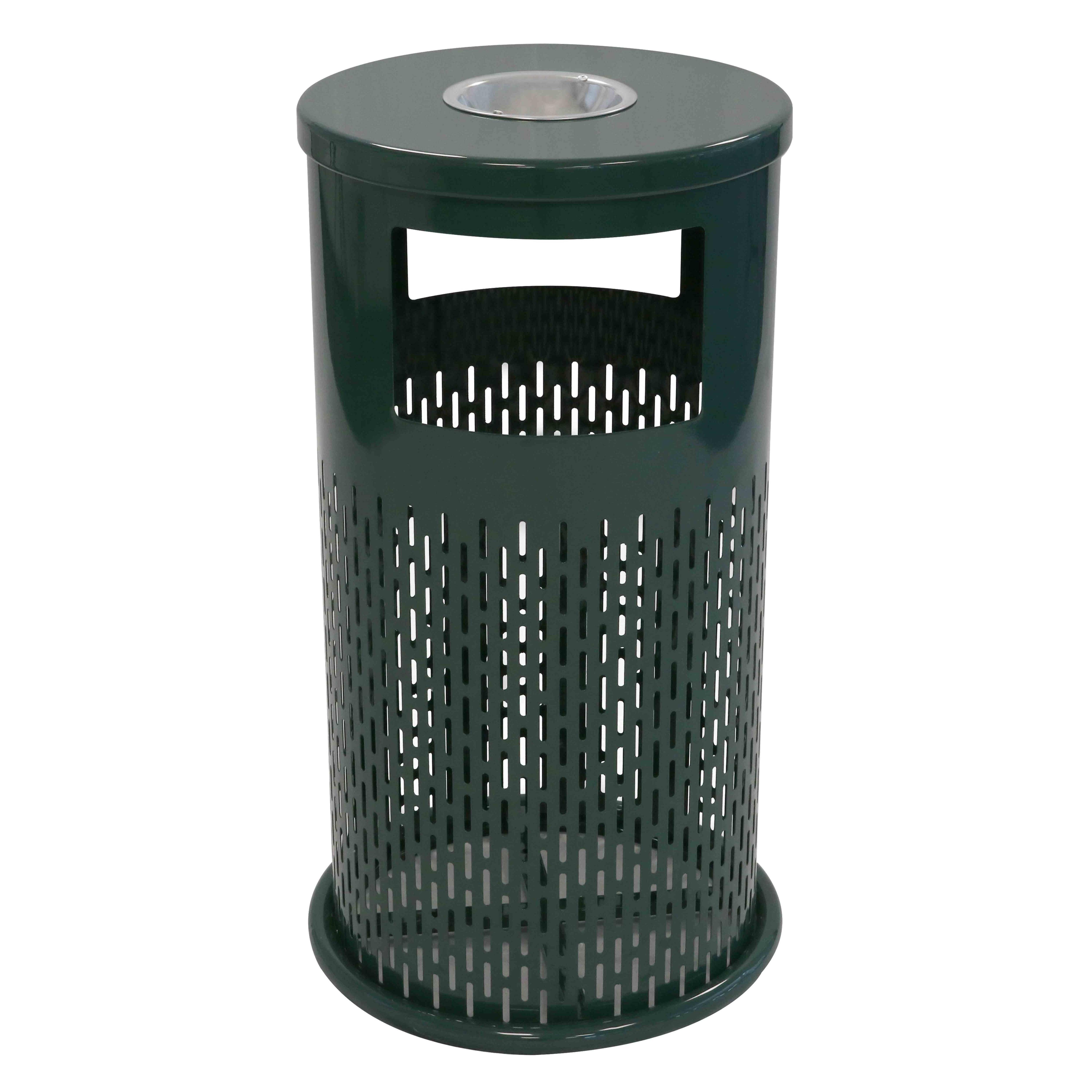 Oviala - Poubelle d'extérieur 30 L + cendrier - Oviala - Imagen 1