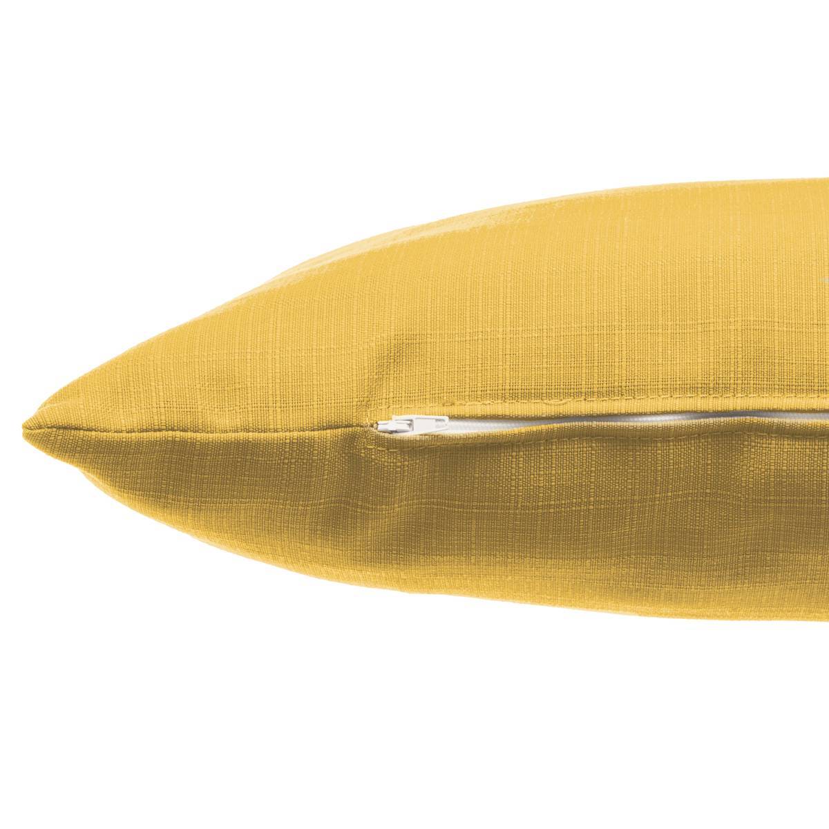 Hesperide - Coussin déco d'extérieur "Korai" jaune moutarde 40x40cm en polyester Hespéride - Imagen 2