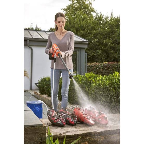 Nettoyeur haute pression à Batterie 18V 2Ah 24 bar 350 PSI Chargeur inclus Black & Decker - Imagen 9