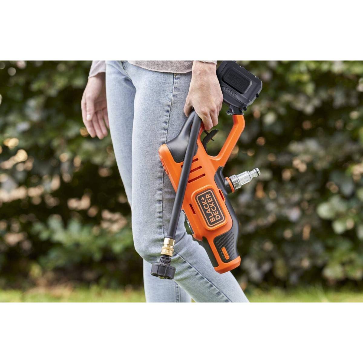 Nettoyeur haute pression à Batterie 18V 2Ah 24 bar 350 PSI Chargeur inclus Black & Decker - Imagen 4