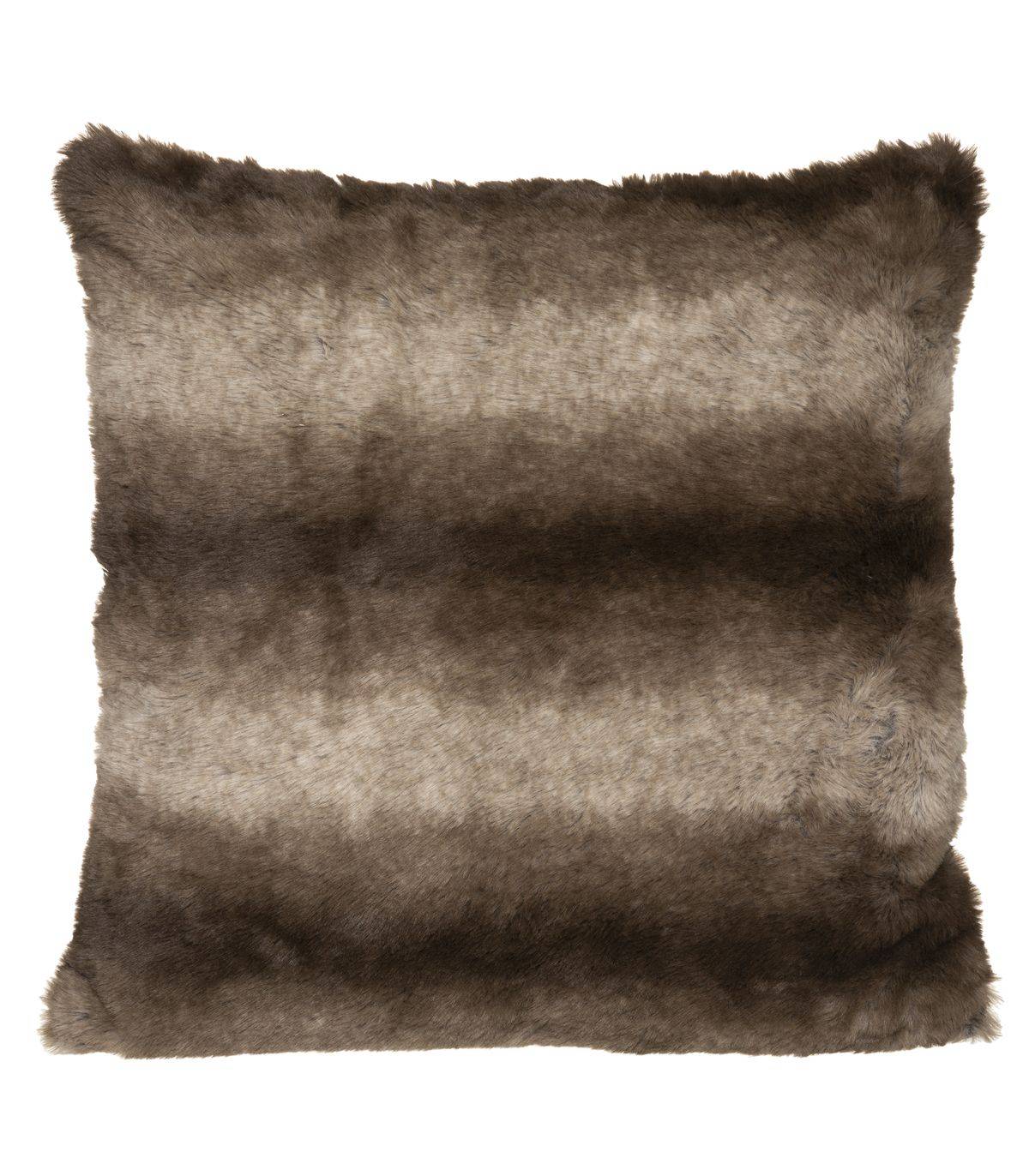 Coussin déhoussable Fourrure Grizzli 45 x 45 cm - Imagen 1