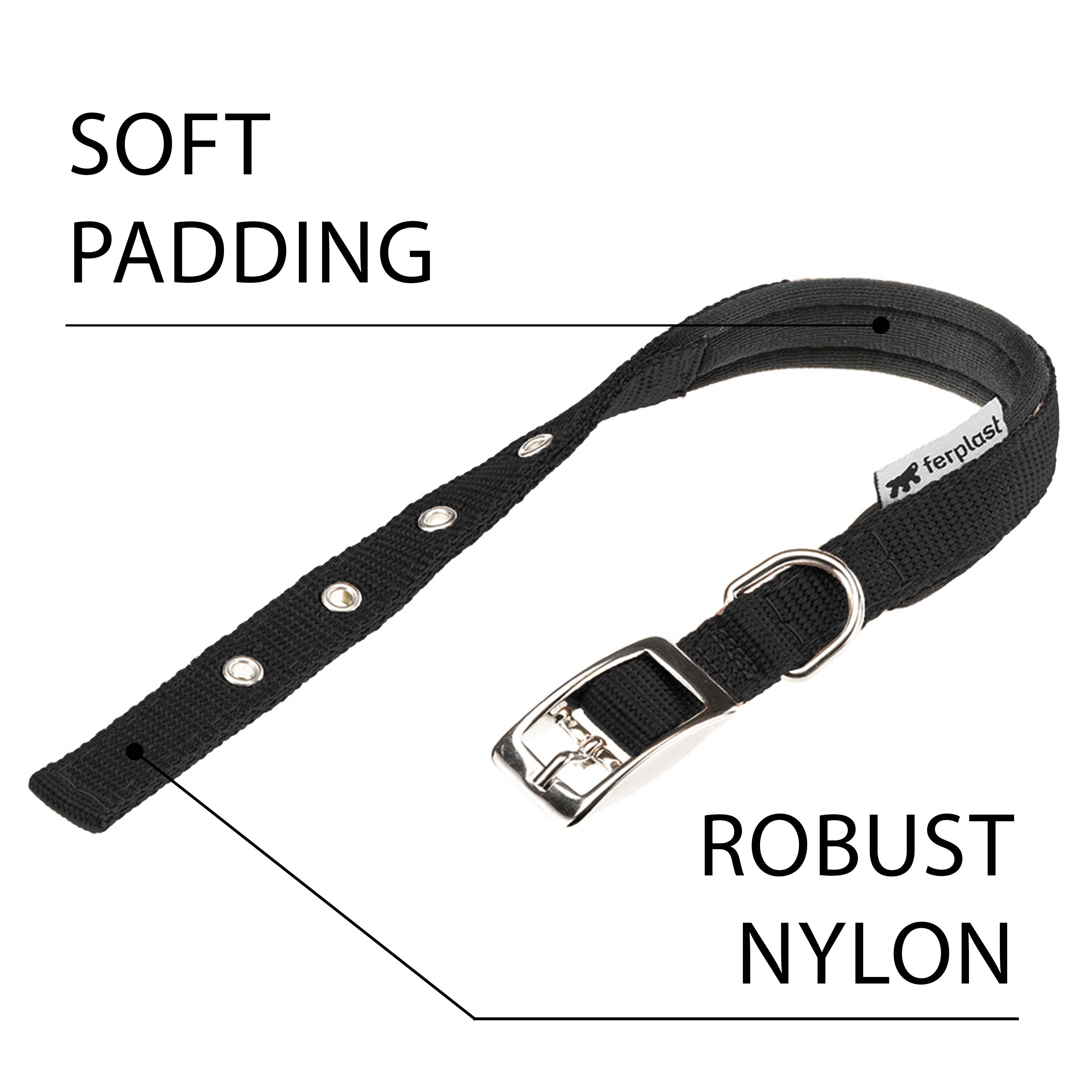 Ferplast - Collier chien chiens nylon souple rembourrage FERPLAST DAYTONA différentes tailles et couleurs - Imagen 4