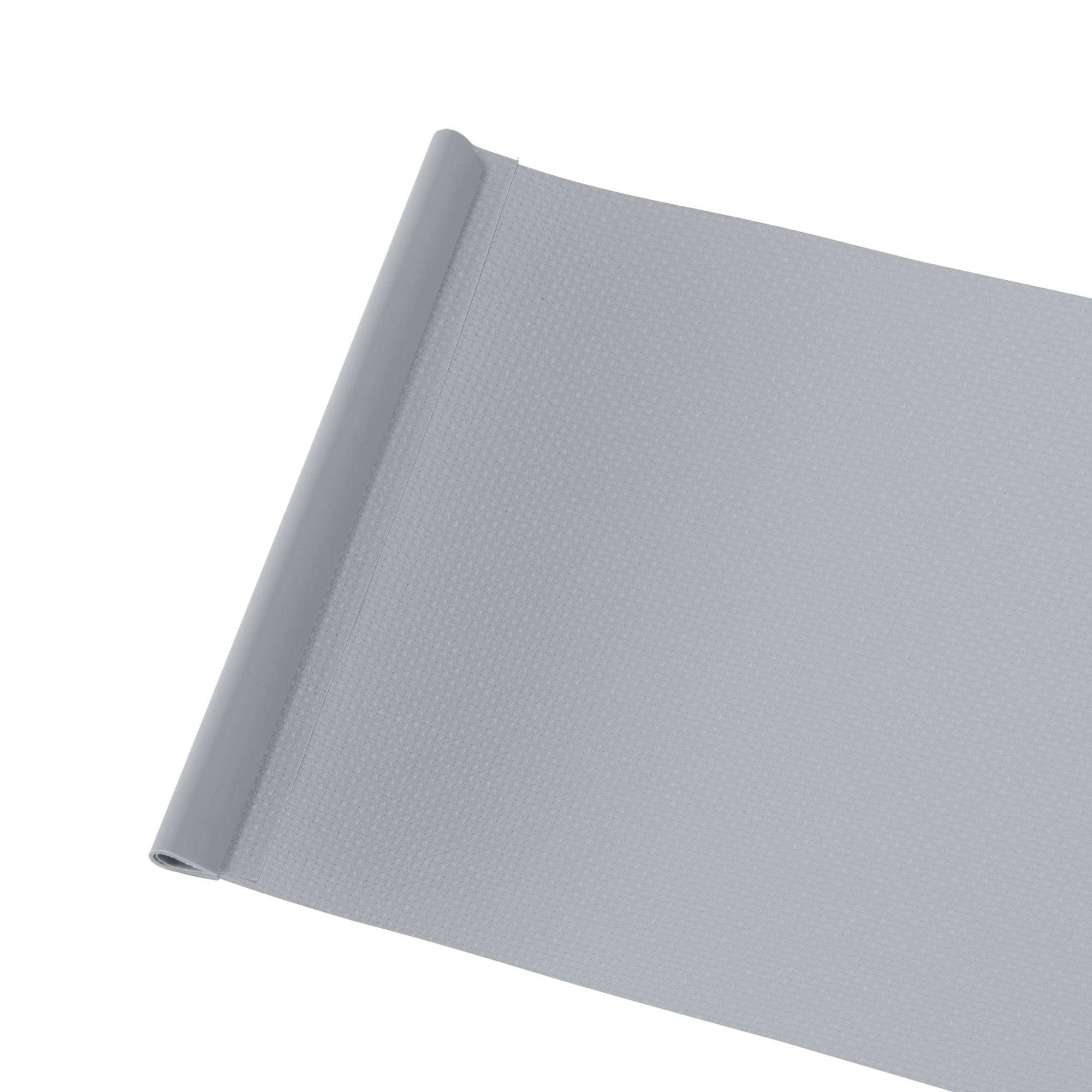 Helloshop26 - Lot de 4 bandes de brise-vue PVC 140 m x 19 cm 26,6 m² gris clair - Imagen 4
