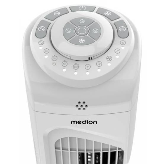 Ventilateur colonne - MEDION - 45 W - Hauteur 79 cm - Oscillation 60° - Télécommande - Blanc - Image 4