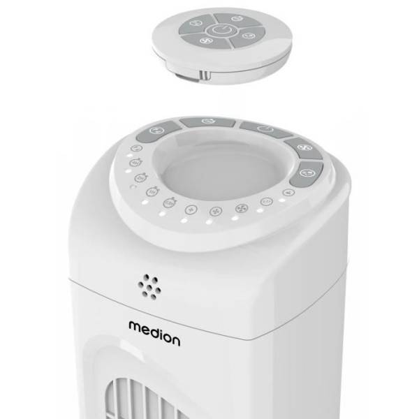 Ventilateur colonne - MEDION - 45 W - Hauteur 79 cm - Oscillation 60° - Télécommande - Blanc - Image 5