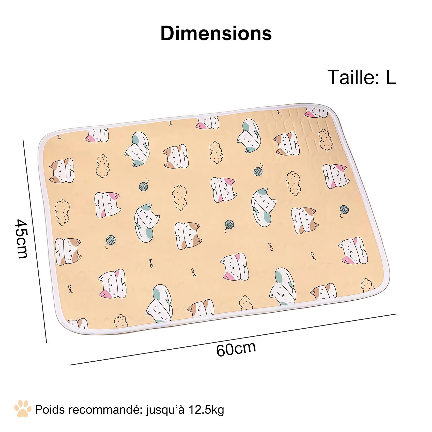 DtopbuyAge - Tapis rafraîchissant pour Chiens et Chats Imperméable - Image 6